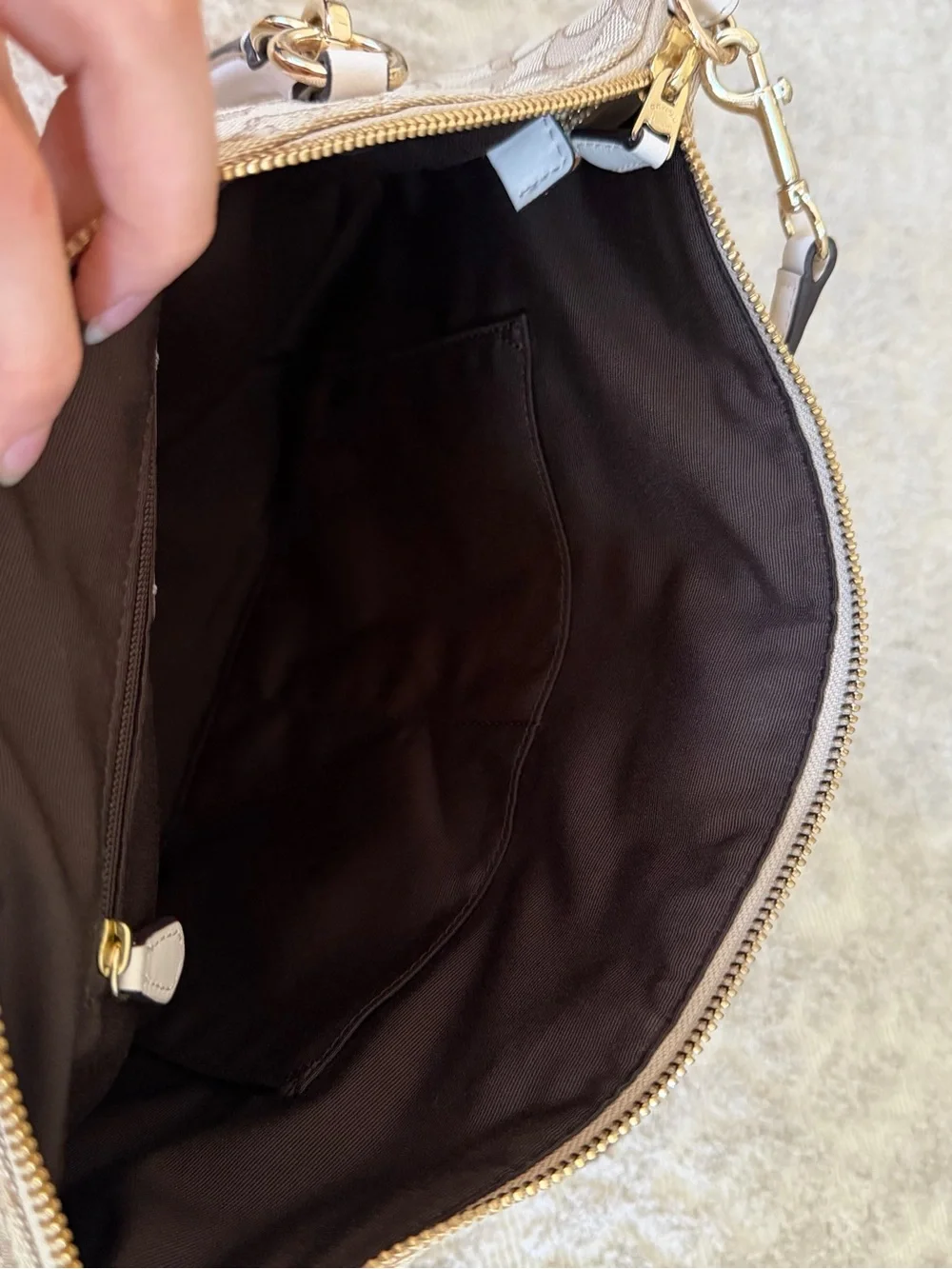 Coach satchel crafted